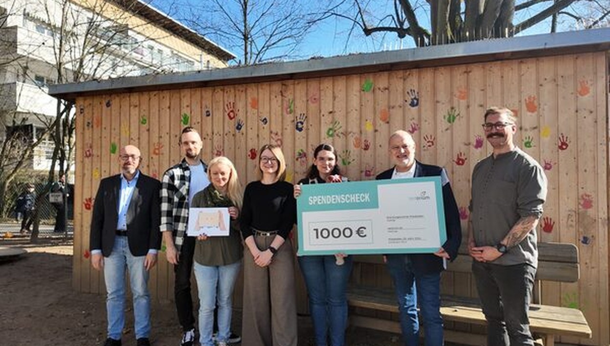 1000 Euro für Ausbau des MINT Labors in der Kita Europaviertel