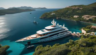 Luxuriöse Superjacht 